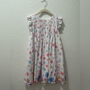 Girls Disney white dress with Princess Rapunzel size 9/10